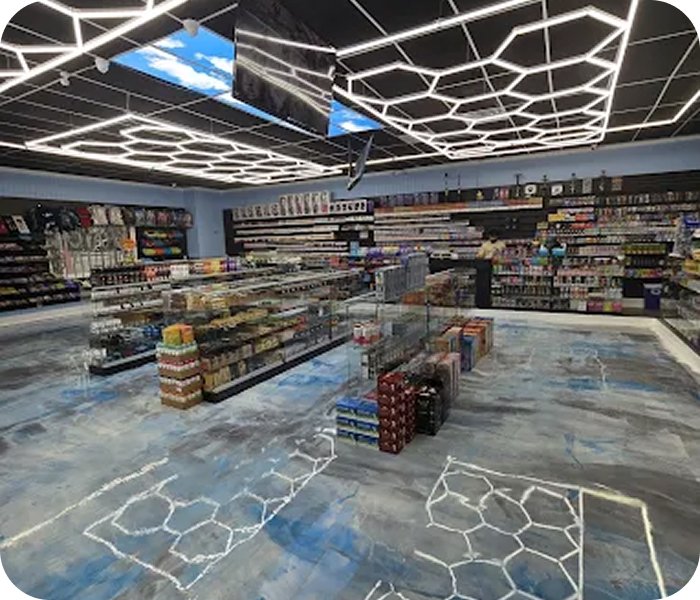 inside rivers tobacco and vape store